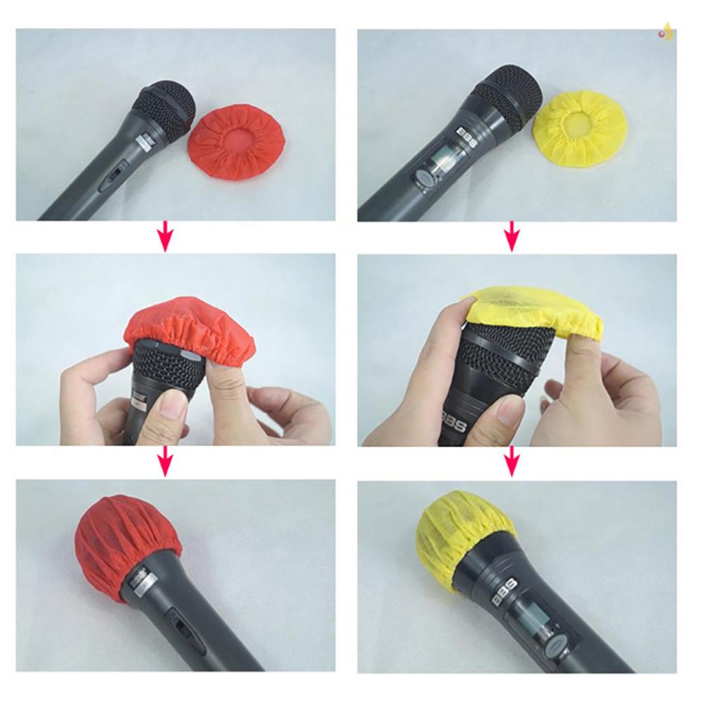 Set 100 Vỏ Bọc Micro Chống Bụi Thân Thiện Với Môi Trường Màu Đen