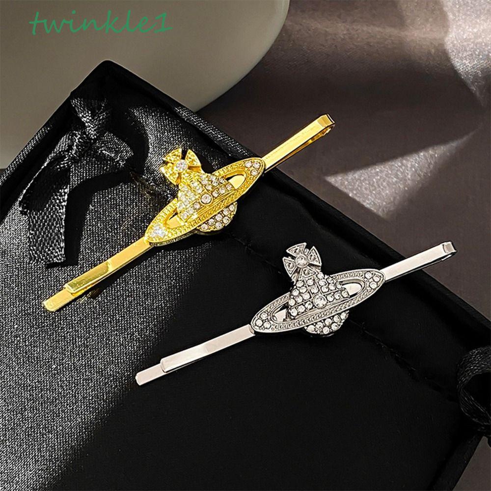 Kẹp Tóc Lấp Lánh Thời Trang Cổ Điển Sáng Tạo|Kẹp Tóc Kim Loại Hình Hành Tinh Phong Cách Hàn Quốc