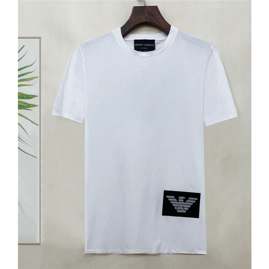 Áo Thun Nam Ngắn Tay Thêu logo Armani1 Size S-4XL