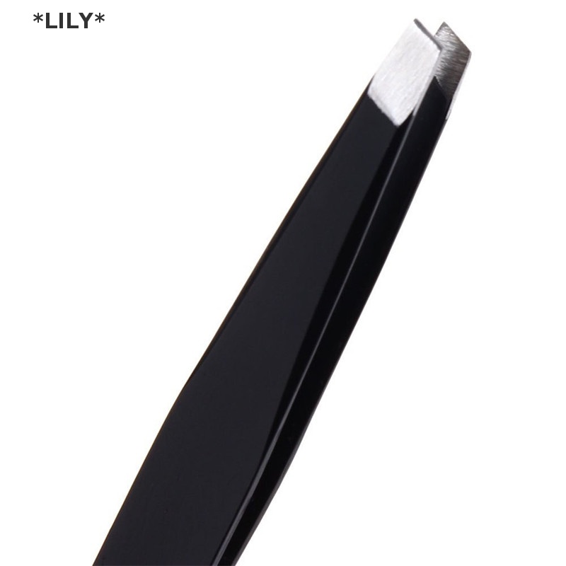 LILY Chuyên Nghiệp Lông Mày Tweezer Slanted Tóc Vẻ Đẹp Người Phụ Nữ Vẻ Đẹp Trang Điểm Màu Đen Nóng uuu