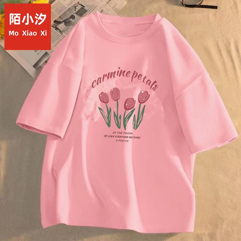 Áo Thun Cotton Tay Ngắn Phong Cách Thời Trang Mùa Hè Mới Cho Bé Gái 3-5 - 8-10 - 12-13 Tuổi