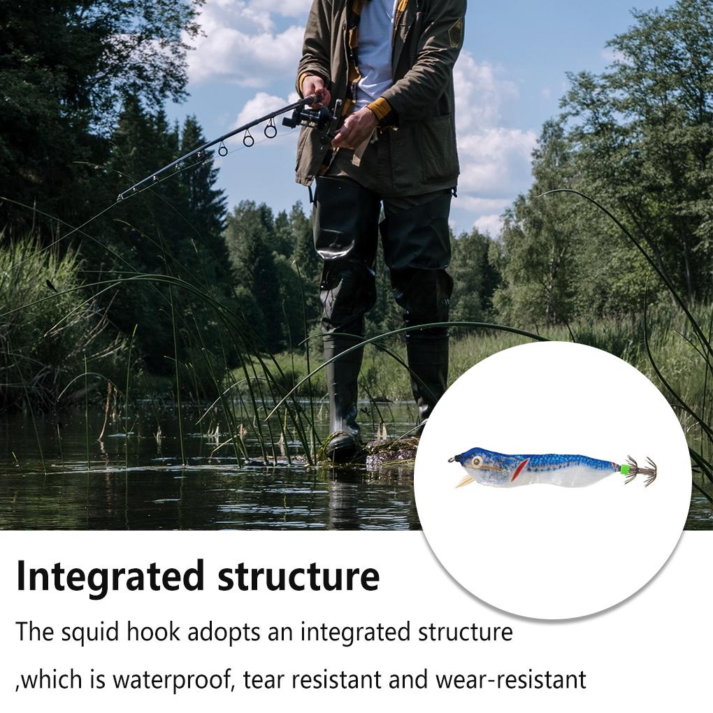 Mồi Câu Cá Giả Hình Tôm Bằng Nhựa Carbon Chống Nước Phát Sáng