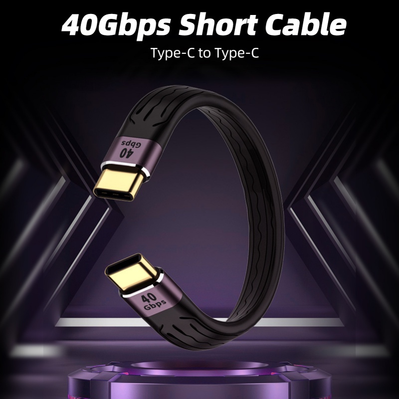 Cáp Mở RộNg usb4 4 ĐầU CắM USBC Sang ĐầU CắM 40Gbps 20V100W Sạc Nhanh