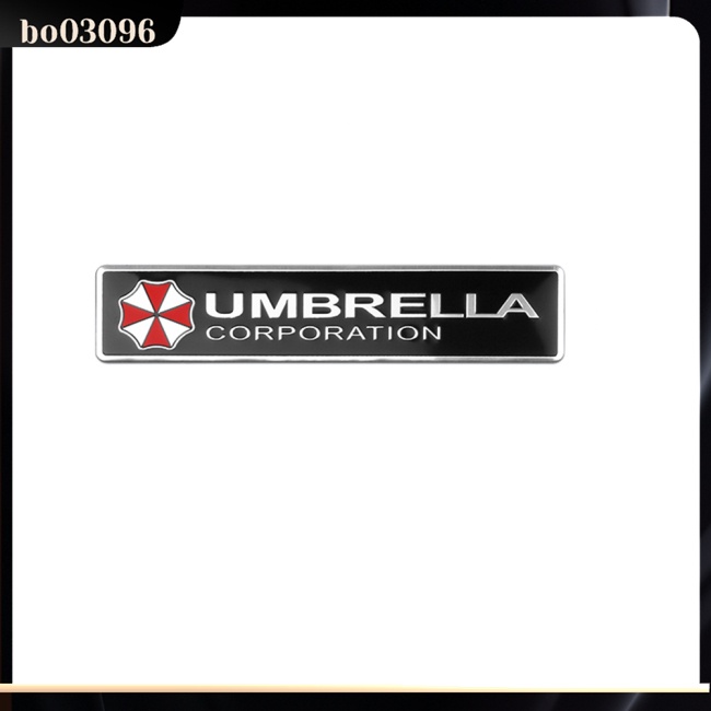 Decal Nhôm Hình Tập Đoàn Umbrella 3d Cho Xe Hơi Kia Nissan Hyundai
