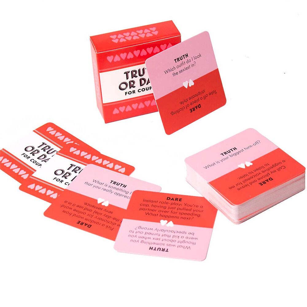 Adults Truth Or Dare Card Game Couples Lovers Paper Cards Funny Board Game