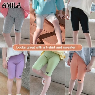 Amila quần legging lửng co giãn thời trang mùa hè dành cho bé gái