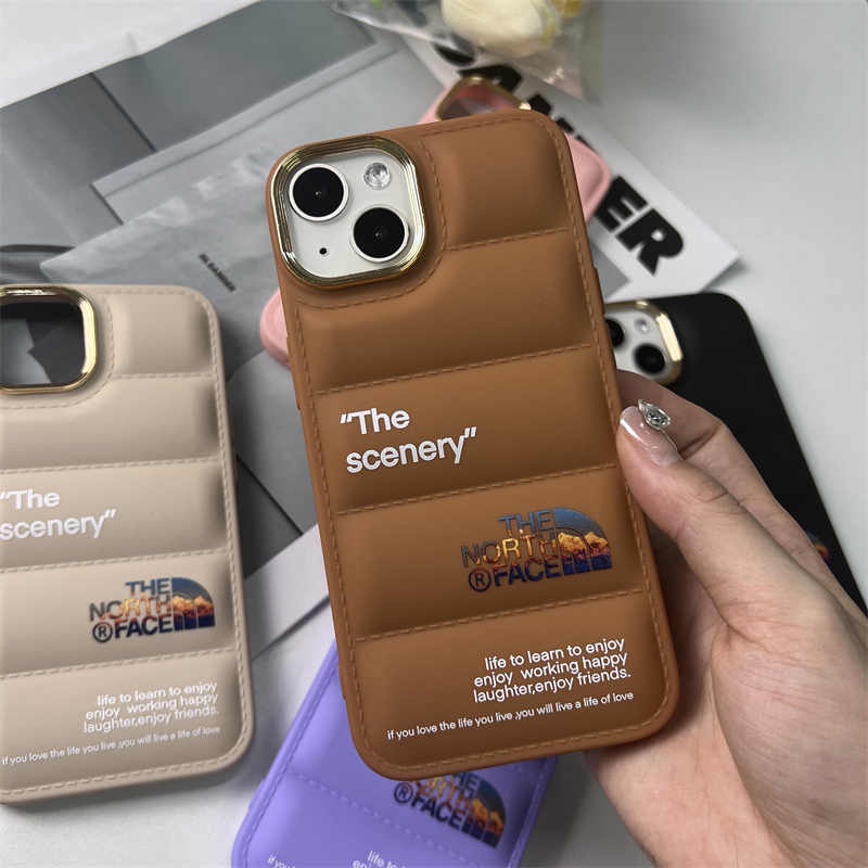 Ốp Điện Thoại Mềm Chống Rơi Hình The North Face 3D Cho iPhone 14 Pro Max iPhone 11 12 13 Pro Max