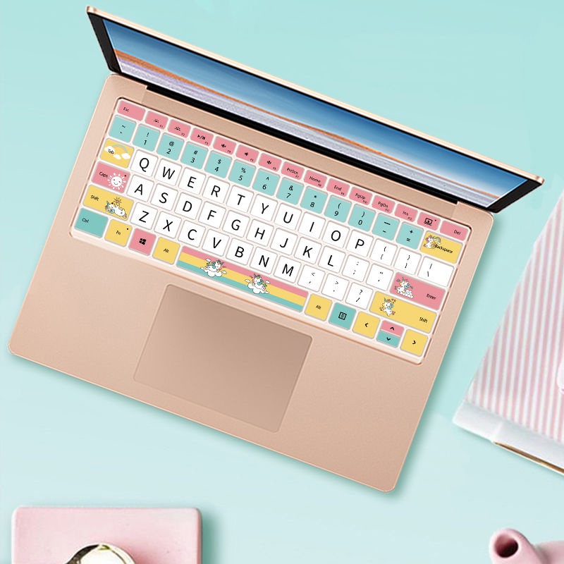Phim Dán Bảo Vệ Bàn Phím Laptop Microsoft Surface Laptop 4 Laptop Book 3 Họa Tiết Hoạt Hình Sáng Tạo