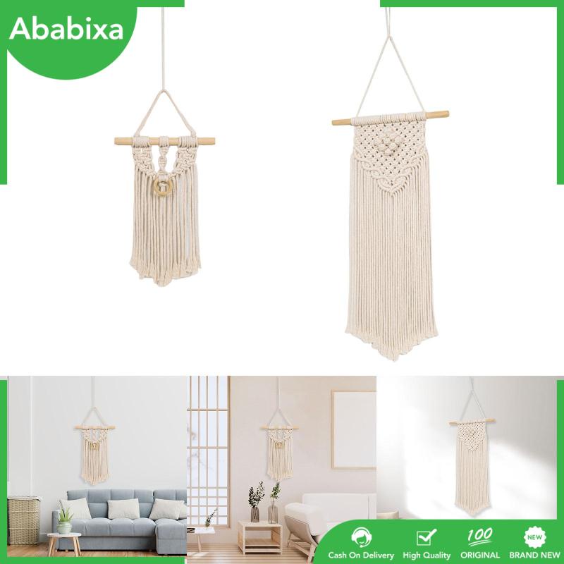 Thảm Dệt Macrame Treo Tường Trang Trí Phòng Ngủ / Nhà Trẻ Kiểu Hình Học Phong Cách Boho Bohemian