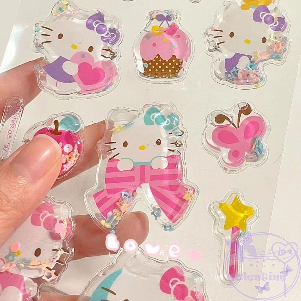 Miếng Dán Trang Trí Họa Tiết Hoạt Hình Kuromi Dễ Thương