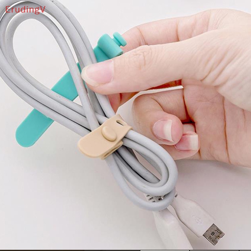 Bộ 32 Kẹp Cố Định Dây Cáp Bằng Silicon Tiện Dụng