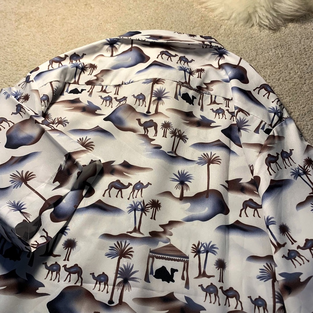 NRVP Áo Sơ Mi Nữ Ngắn Tay In Họa Tiết Độc Đáo Phong Cách Hàn Quốc Mới