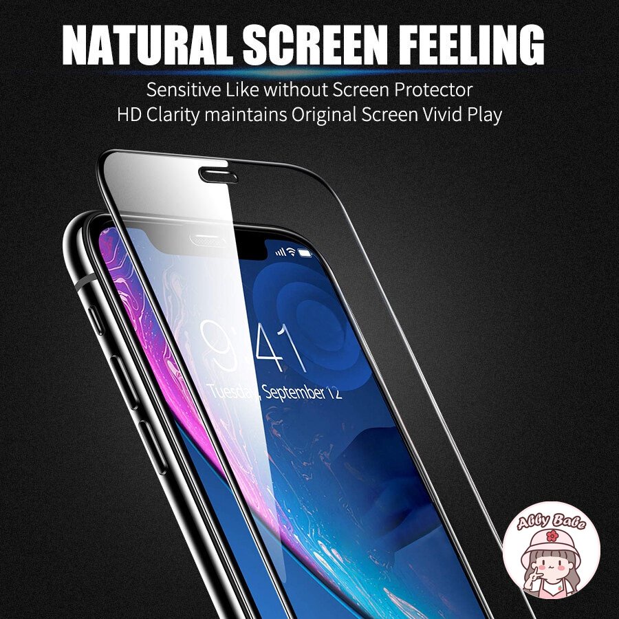 Kính Cường Lực 9D Trong Suốt Bảo Vệ Toàn Màn Hình Cho IP 11 7Plus 14 13 12 11 Pro Max X XS 7Plus