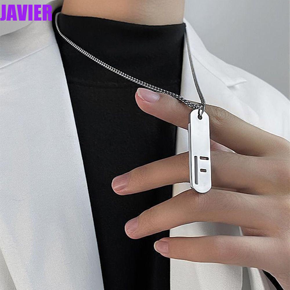 Vòng cổ Thép Titan Mặt Chữ Cái 26 A-Z Thời Trang Cho Cặp Đôi