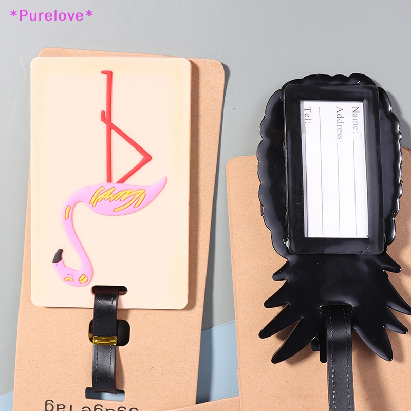 Nhãn Tên Hành Lý Du Lịch Họa Tiết Hoạt Hình Xinh Xắn Mới