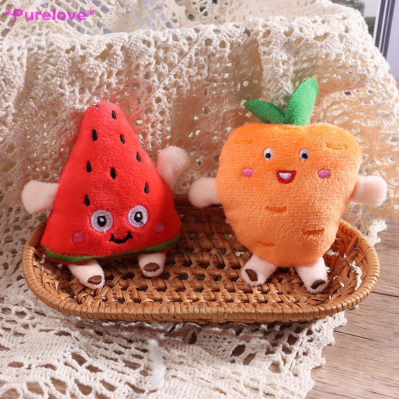 Set 1 / 5 Trái Cây Nhồi Bông 5cm - 10cm Xinh Xắn Dễ Thương