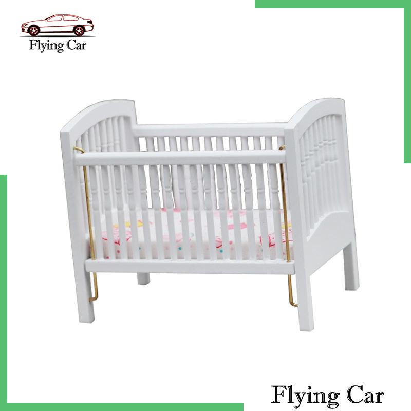 Nôi Em Bé Bằng Gỗ 1: 12 Cho Nhà Búp Bê [Lzdjfmy2]