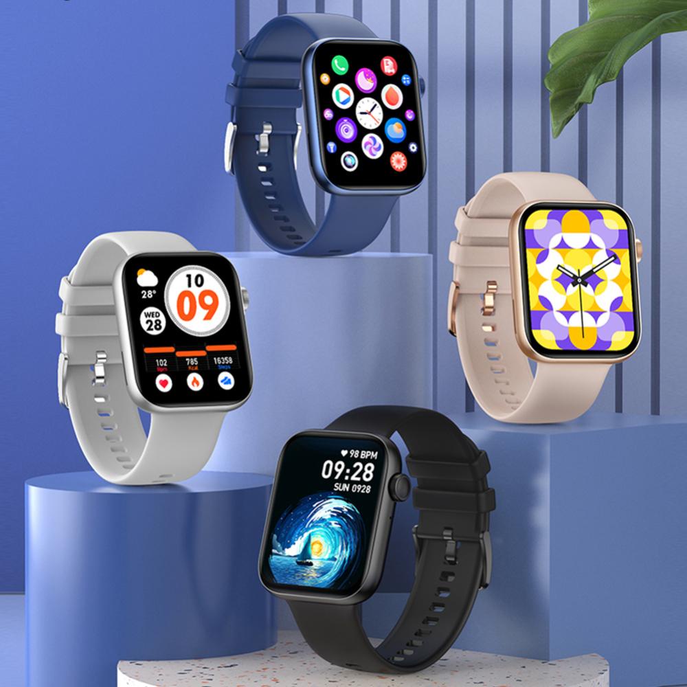 Đồng Hồ Thông Minh CFSTORE P59 Màn Hình Xoay 2.01 Inch Bluetooth Hỗ Trợ Theo Dõi Giấc Ngủ Cho Nam Nữ H7J9