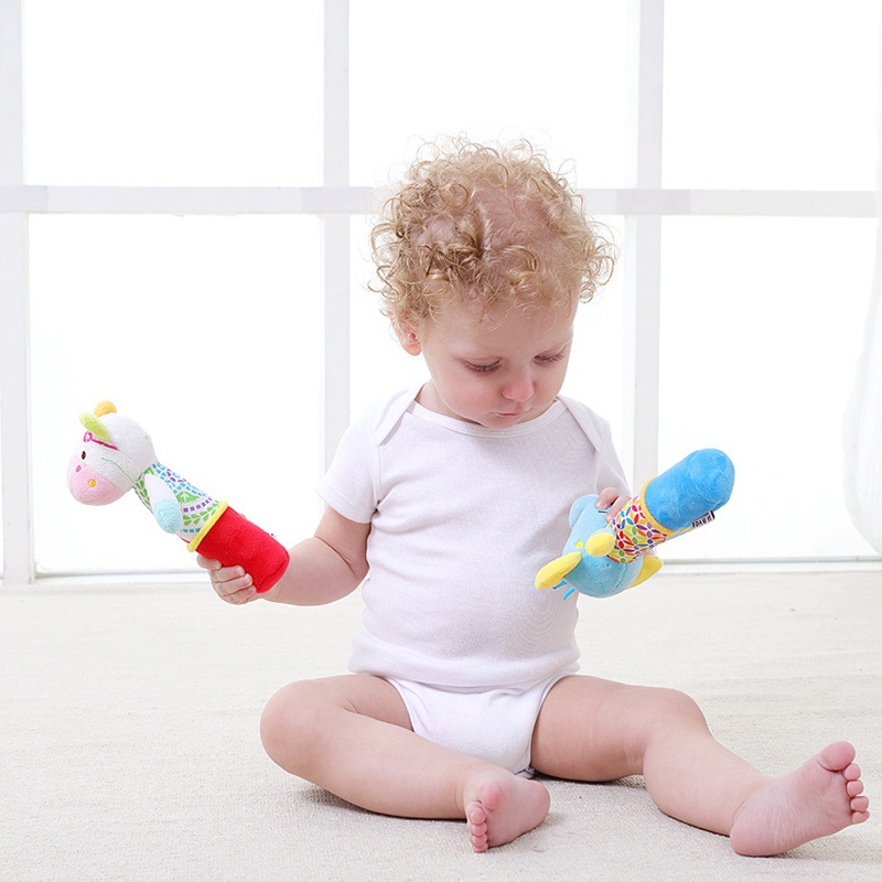 Đồ Chơi Lục Lạc Hình Thú Nhồi Bông Đáng Yêu Cho Trẻ Em