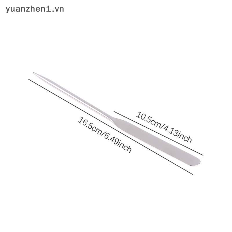 1 Dụng Cụ Trang Điểm Hai Đầu Bằng Thép Không Gỉ Kèm Túi Đựng PU