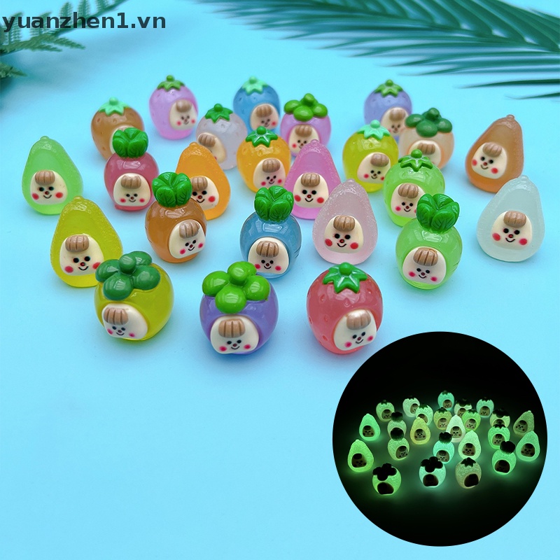 1 Đồ trang trí Quả Bơ / Dứa Dorami Mini Phát Sáng Dùng Để Trang Trí