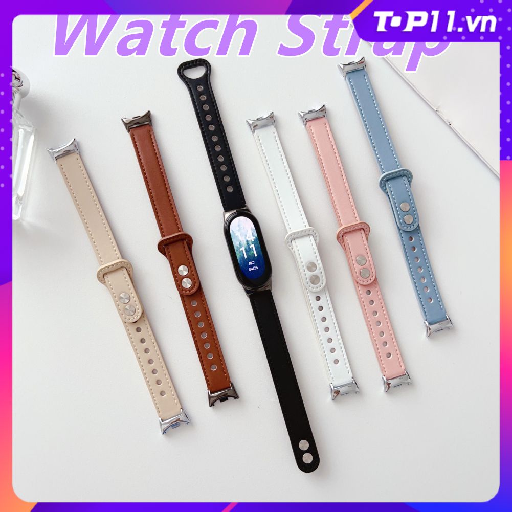 Cho Xiaomi Vòng đeo tay 8 đôi Nail Strap ánh sáng sang trọng đa năng thời trang 8 NFC phiên bản giá trị cao thay thế dây đeo cổ tay top11.vn