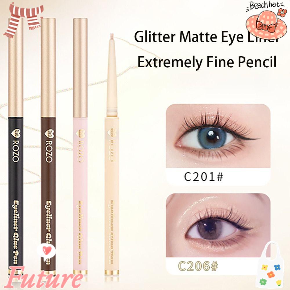 Bộ 2 Bút Kẻ Mắt 6 Màu Mềm Mượt Nhanh Khô Lâu Trôi