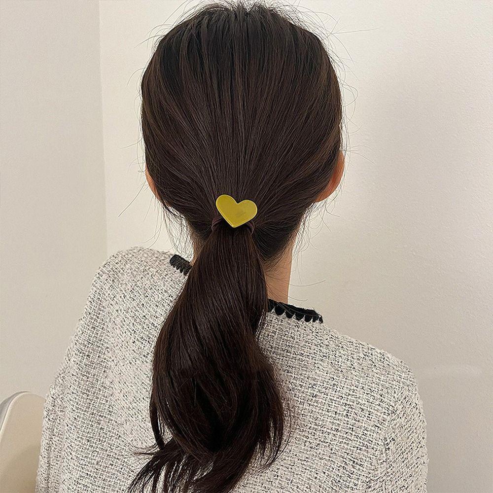 Dây Cột Tóc Đuôi Ngựa Phong Cách Vintage Hàn Quốc Ngọt Ngào Cho Nữ