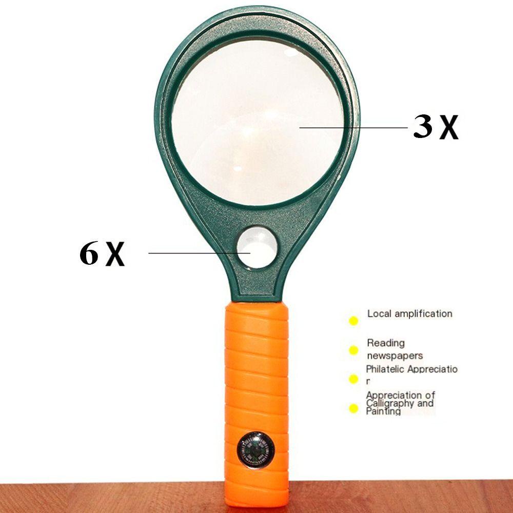 CONOPERY Kính Lúp Cầm Tay 90mm Bằng Nhựa Dùng Làm Trang Sức