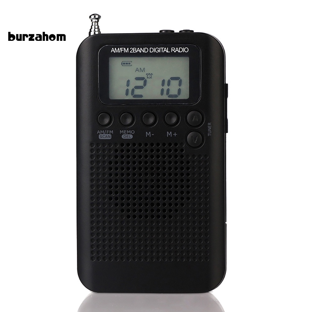 Radio Kỹ Thuật Số Mini HRD-104 Băng Tần Kép Màn Hình LCD