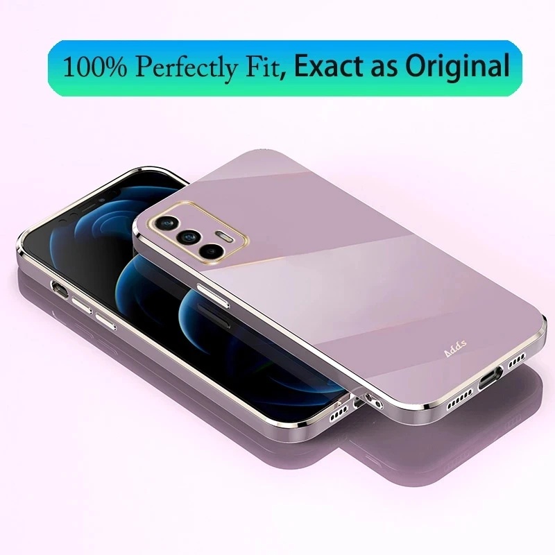 Ốp Điện Thoại Viền Vuông Sang Trọng Cho Samsung ss Galaxy M14 M23 M33 M53 4G 5G 2023