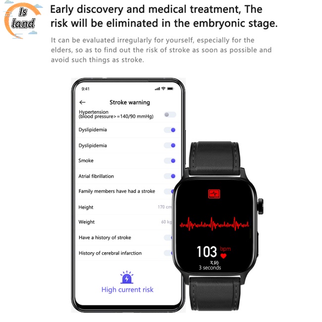 Bộ Đồng Hồ Thông Minh Gt22 Màn Hình Cảm Ứng Hd Bluetooth Ecg + ppg Chống Nước Chuyên Dụng