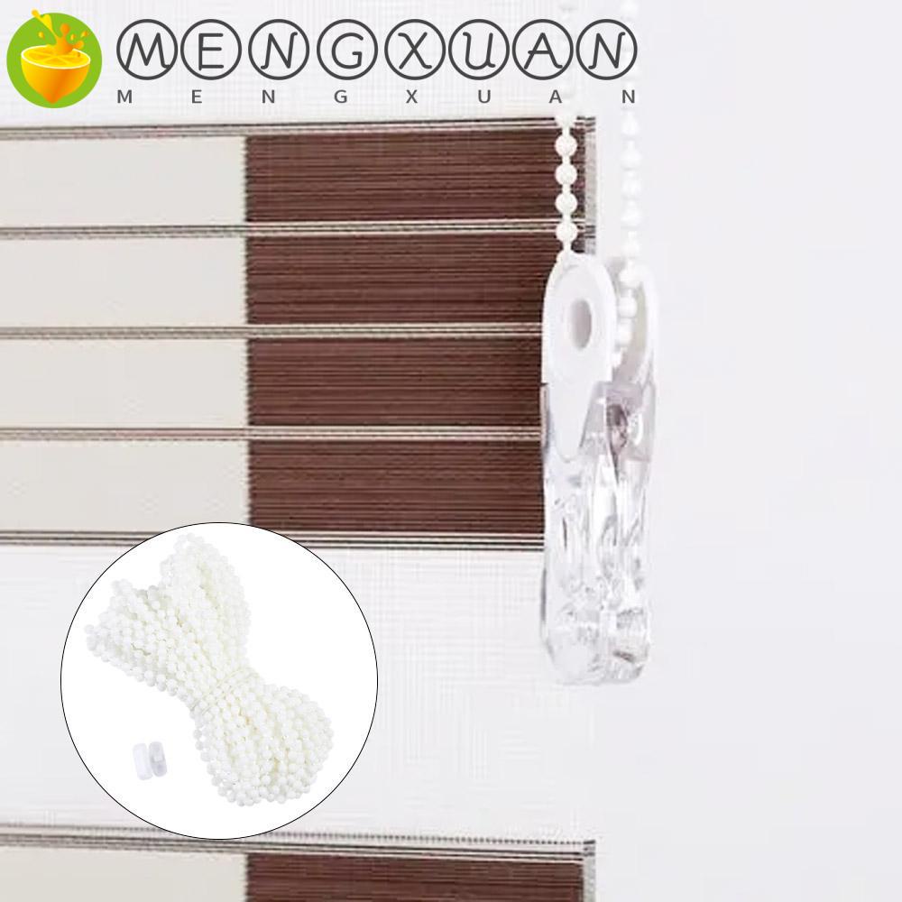 Cuộn Dây Rèm Cửa Dạng Chuỗi Hạt Màu Trắng Dài 10M Bằng Nhựa Tiện Dụng