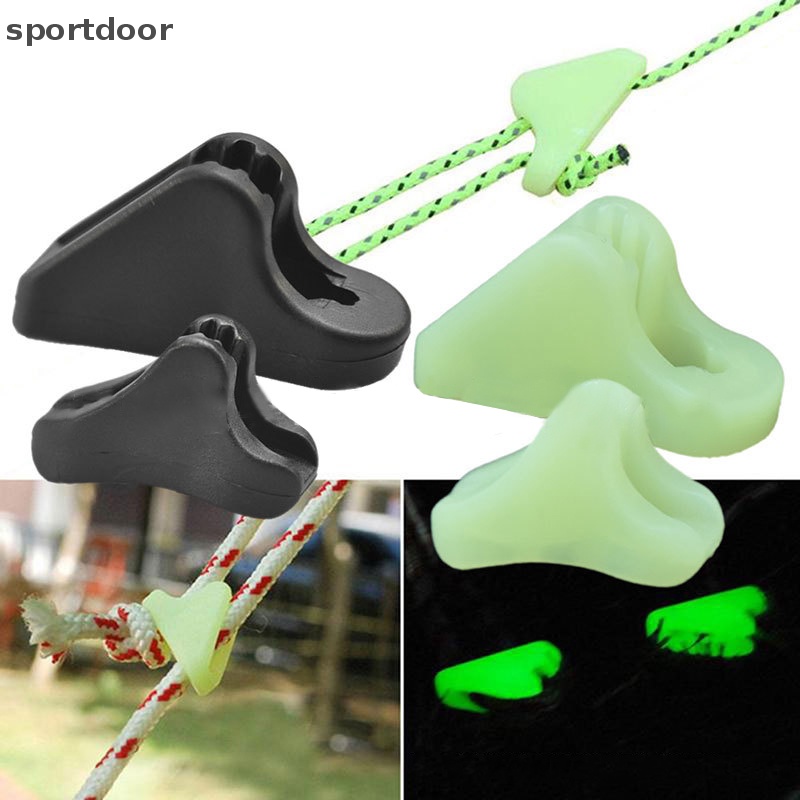 [sportoutdoor] Set 10 Khóa Nhựa Tam Giác Dùng Để Cố Định Dây Lều Trại