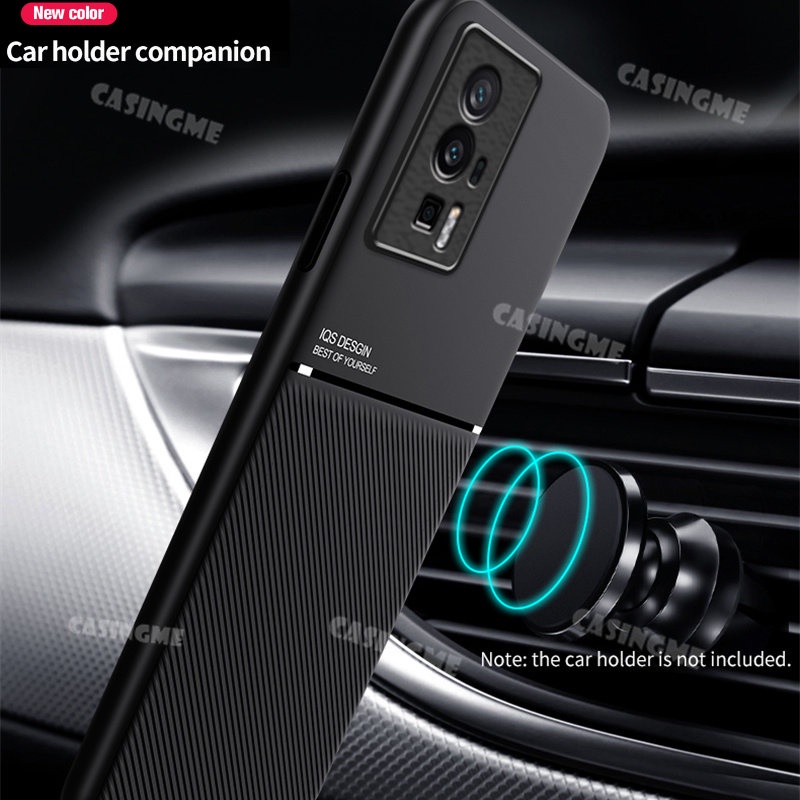 Ốp Điện Thoại Phối Da Mềm Có Vòng Nhẫn Từ Tính Cho Xiaomi Poco F5 Pro 2023 Poco F5 PocoF5 Pro F5Pro F4 X4 GT PocoF5Pro PocoPhone 4G 5G