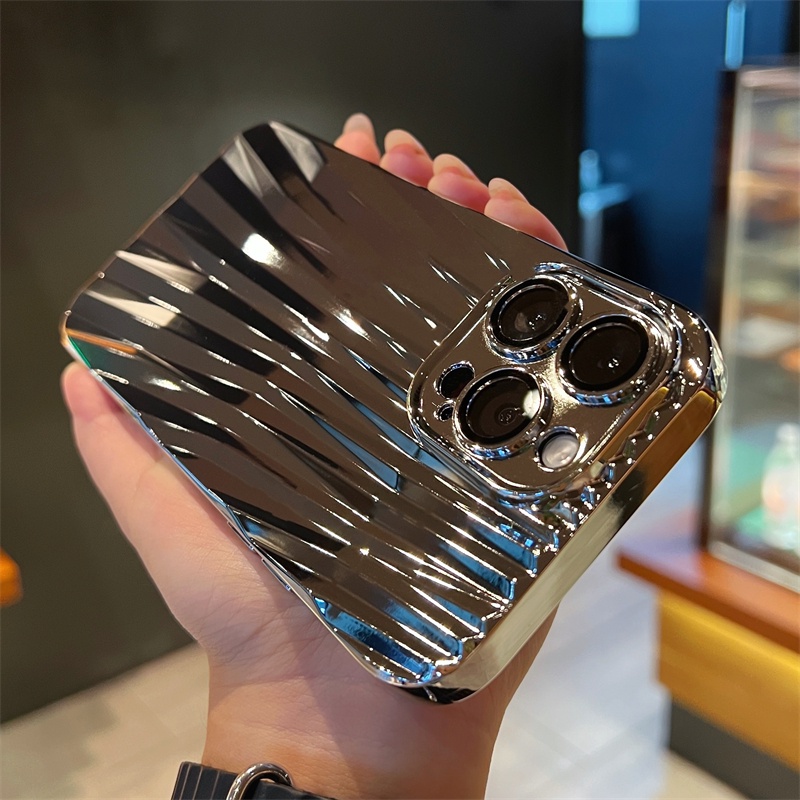 Sang Trọng Ốp Điện Thoại Mềm Chống Sốc Màu gradient Cho iPhone 14 13 12 Pro max plus 11