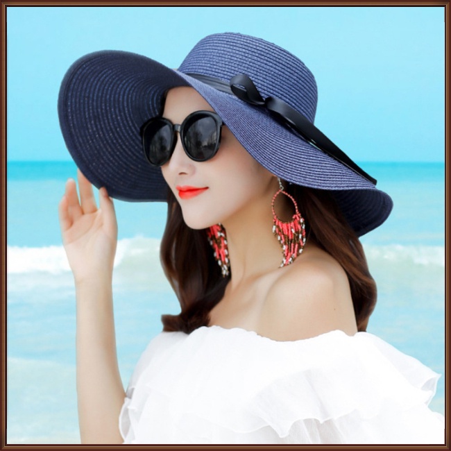 Mũ Rơm Thoáng Khí Có Thể Gấp Gọn Thời Trang Mùa Hè Cho Nữ