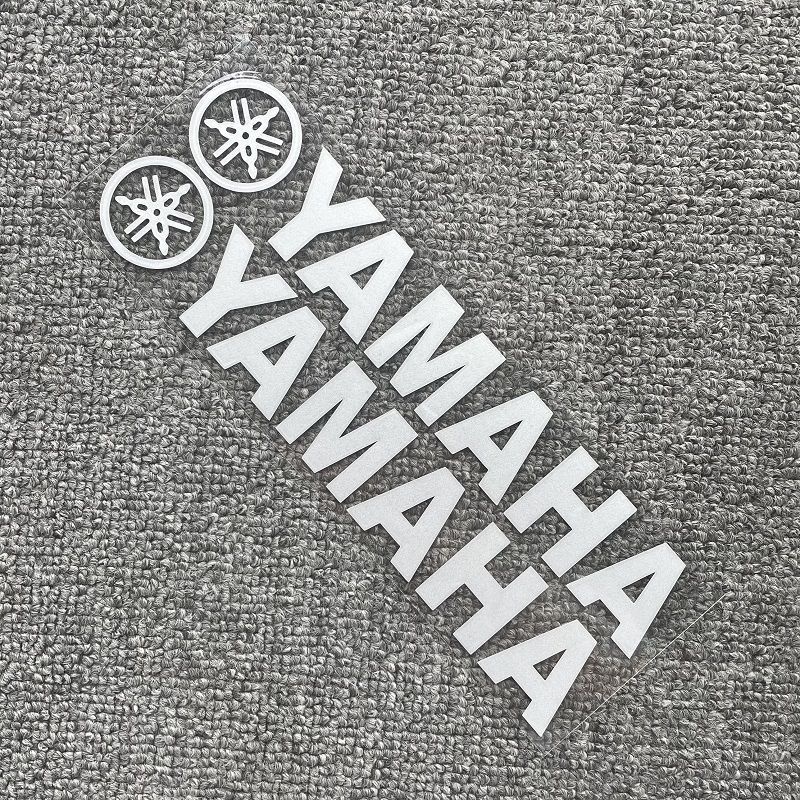 Miếng Dán Trang Trí Kính Chắn Gió Xe Mô Tô Yamaha Revs Your Heart Phản Quang