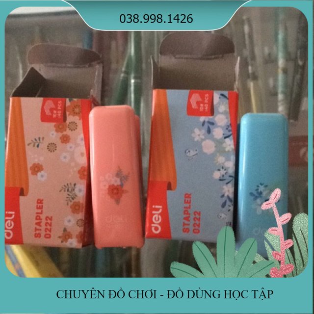 Bấm kim mini Deli 0222 _LL