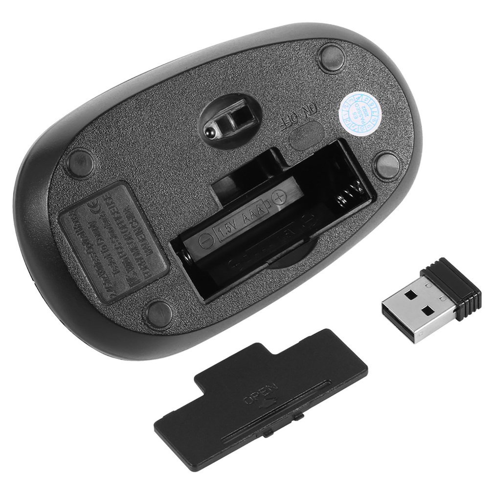 Wireless Mouse Office Multifunctional 2.4Ghz Game Player Usb Receiver Pc Gaming Laptops Computer Accessories [Q/11]