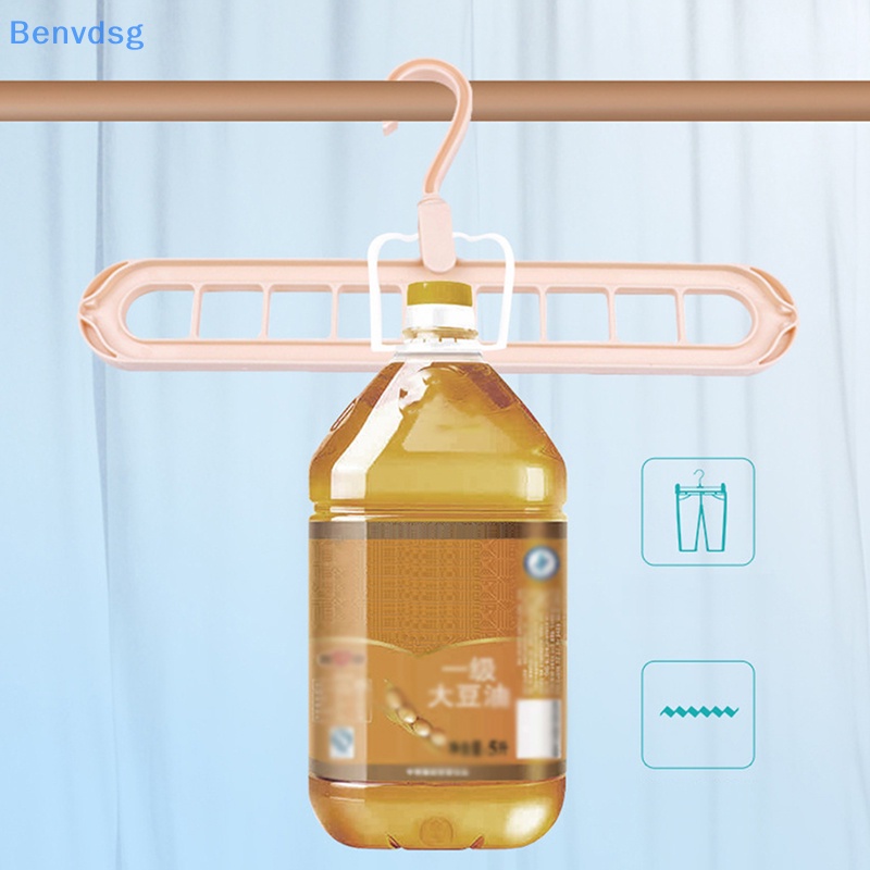 Thanh treo móc quần áo 9 Ngăn Tiết Kiệm Không Gian Tiện Dụng