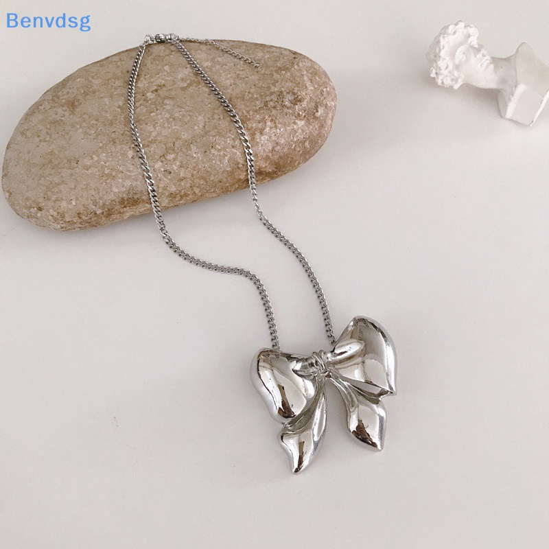 Vòng Cổ Choker Bằng Kim Loại Mặt Hình Nơ Đính Ngọc Trai Thời Trang Cho Nữ