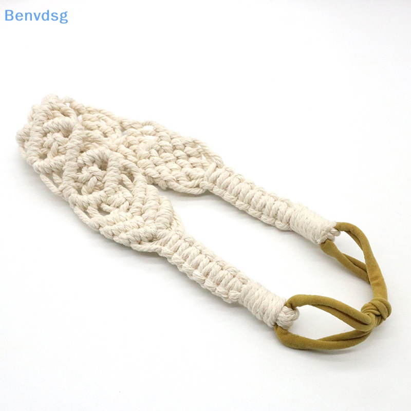 Benvdsg > Băng Đô Thể Thao Bằng Cotton Bện Co Giãn Phong Cách Boho Cổ Điển Cho Nữ