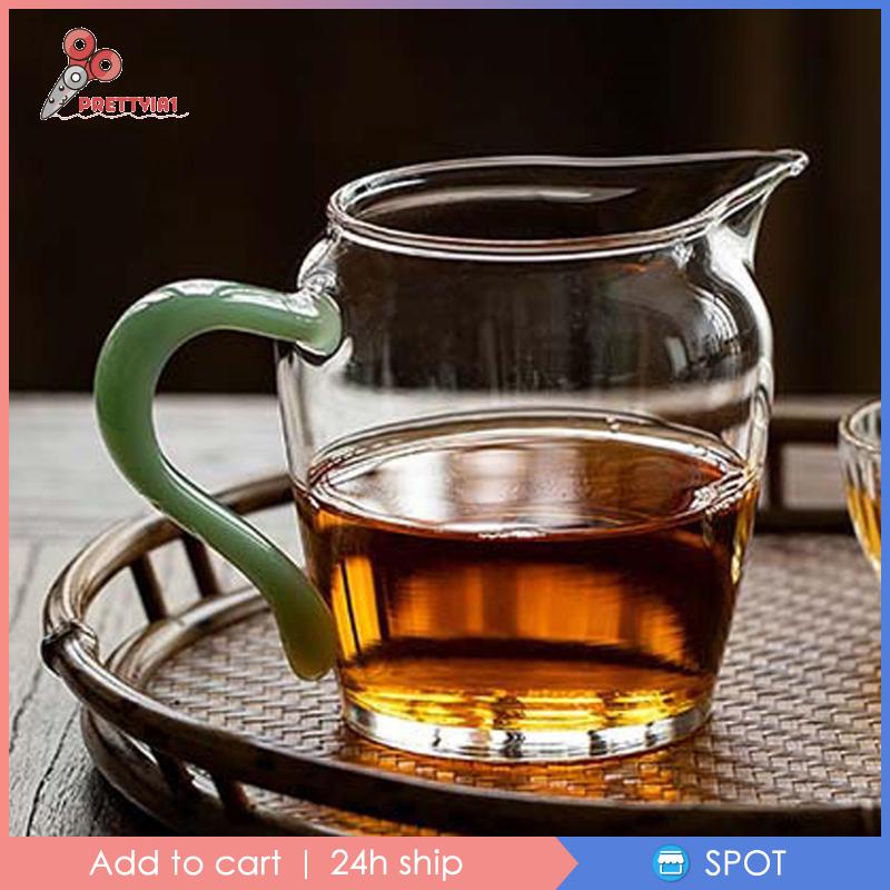 Tay Cầm Bằng Thủy Tinh Trong Suốt Tiện Dụng Cho Cốc Trà [Prettyia1] [Prettyia1]