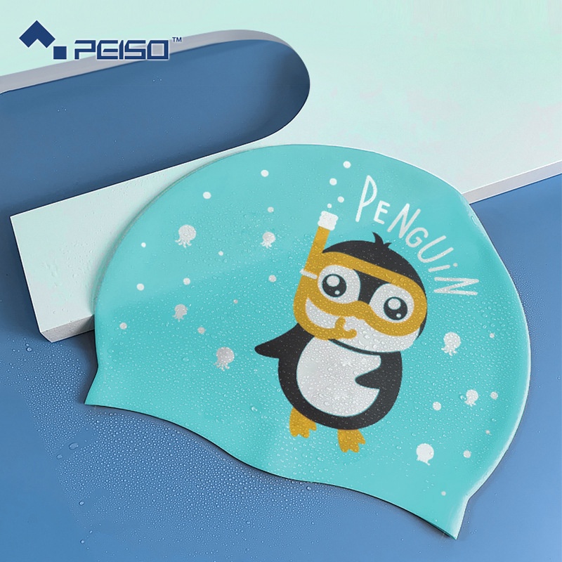 Mũ Bơi Silicon Unisex Thời Trang Mới Cho Trẻ Em