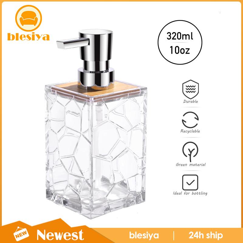 Bình Đựng Xà Phòng Rửa Tay Bằng Acrylic Trong Suốt