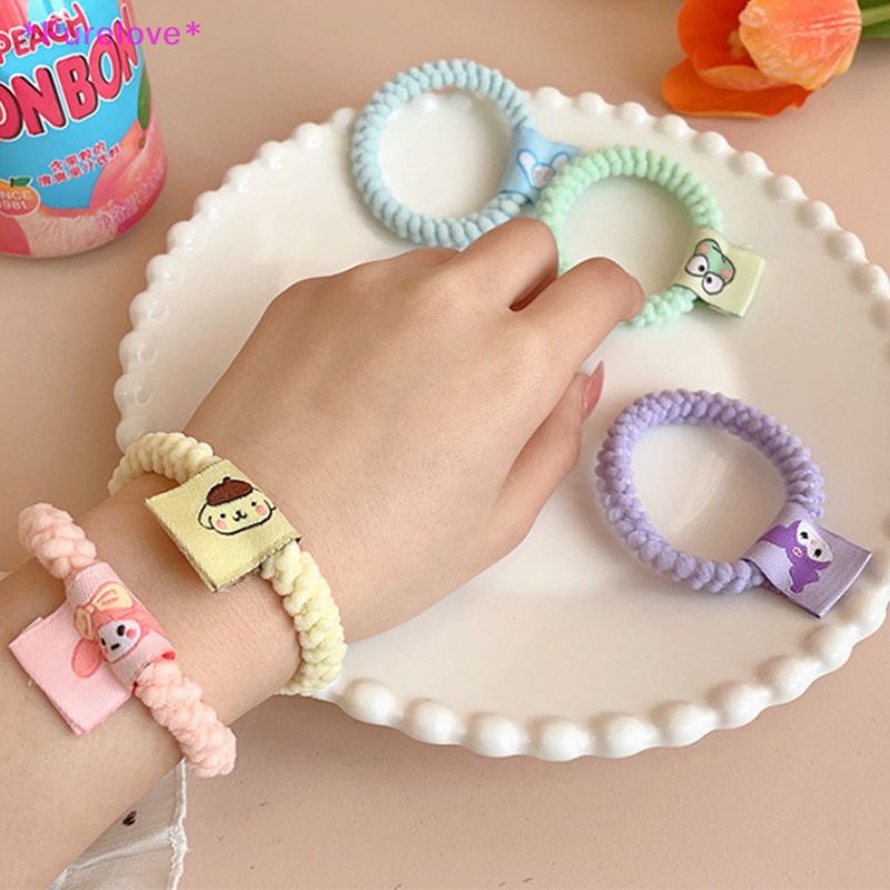 Dây Buộc Tóc Cao Su Co Giãn Màu Kẹo Ngọt Thời Trang Cho Nữ Mới