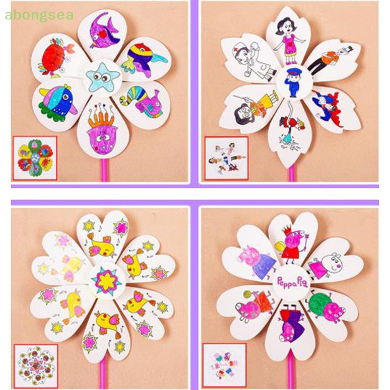 Abongsea Cối Xay Gió Trống Dùng Làm Đồ Chơi DIY Cho Bé Mẫu Giáo