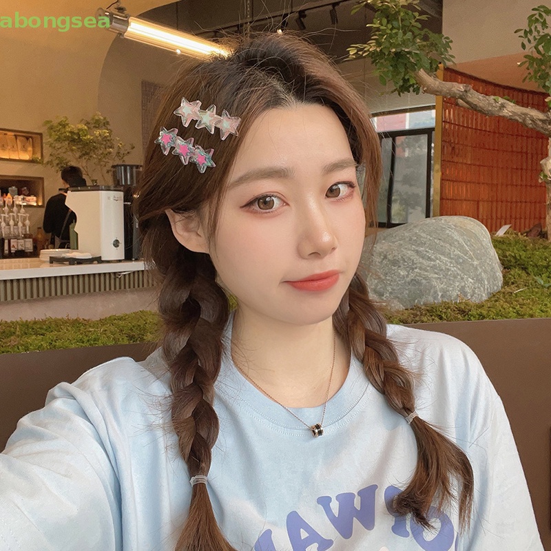 Kẹp Tóc Ngôi Sao Lấp Lánh Thời Trang Cho Nữ Y2K