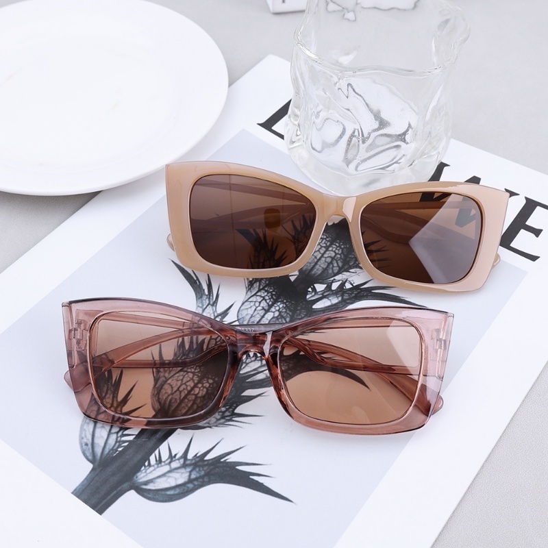 [Đặc trưng] Kính Mát Gọng Vuông Phong Cách Retro Thời Trang Cho Nam Nữ